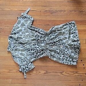 Vintage safari style romper